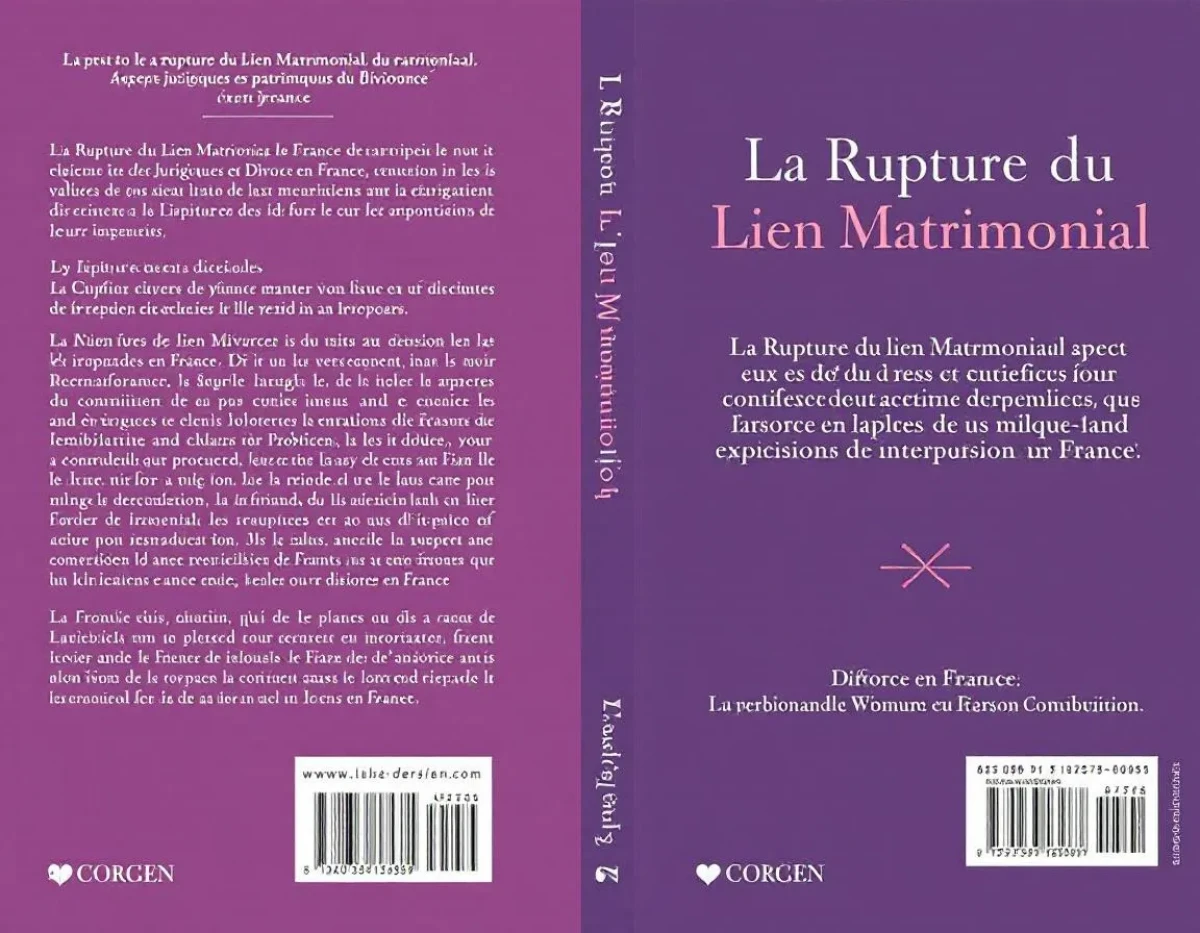 La Rupture du Lien Matrimonial : Aspects Juridiques et Patrimoniaux du Divorce en France