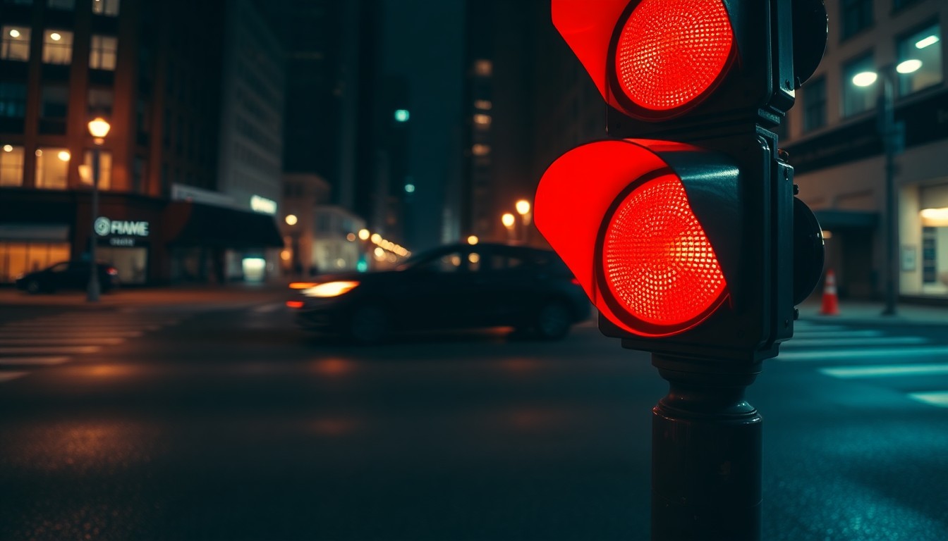 Griller un feu rouge : une infraction courante des conducteurs